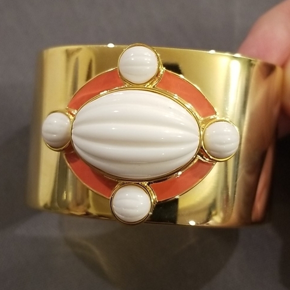 💕TRINA TURK💕 Palm Springs Stone Cuff Bracelet - Picture 7 of 10